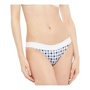 Heidi Klein BB reversible gingham mid-rise bikini briefs NWT